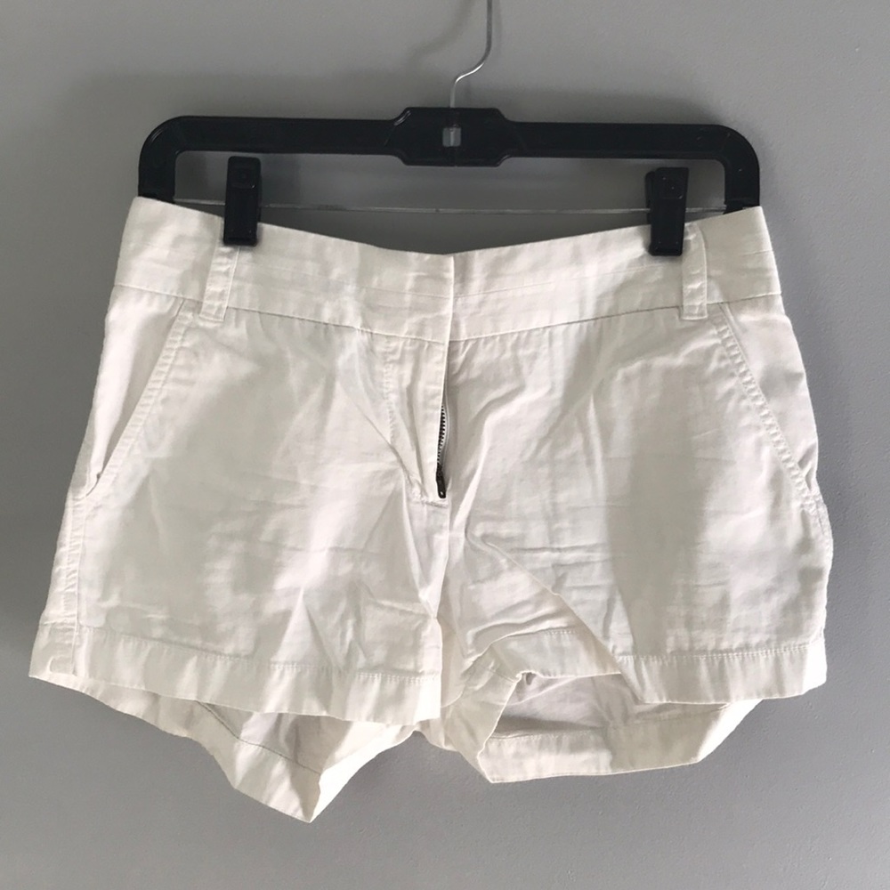 White Chino shorts J Crew